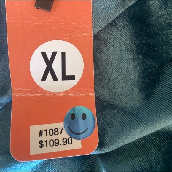 Revolve LPA Dress Mini Cocktail Blue Size XL Velvet Backless Puff Sleeve - Picture 11 of 11